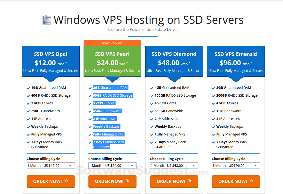 SSD VPS Emerald Small Screenshot 1